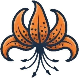 Prairie Digital Services — prairie lily logo